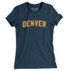 Denver Varsity Women's T-Shirt-Navy-Allegiant Goods Co. Vintage Sports Apparel