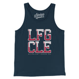 Lfg Cle Men/Unisex Tank Top-Navy-Allegiant Goods Co. Vintage Sports Apparel