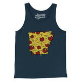 Arkansas Pizza State Men/Unisex Tank Top-Allegiant Goods Co. Vintage Sports Apparel