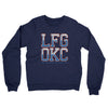 Lfg Okc Midweight French Terry Crewneck Sweatshirt-Navy-Allegiant Goods Co. Vintage Sports Apparel