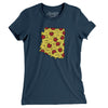 Arizona Pizza State Women's T-Shirt-Navy-Allegiant Goods Co. Vintage Sports Apparel