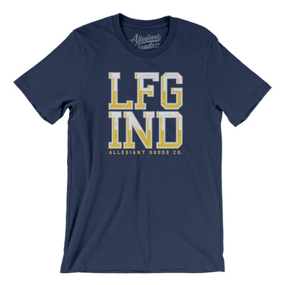 Lfg Ind Men/Unisex T-Shirt-Navy-Allegiant Goods Co. Vintage Sports Apparel