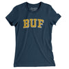 BUF Varsity Women's T-Shirt-Navy-Allegiant Goods Co. Vintage Sports Apparel