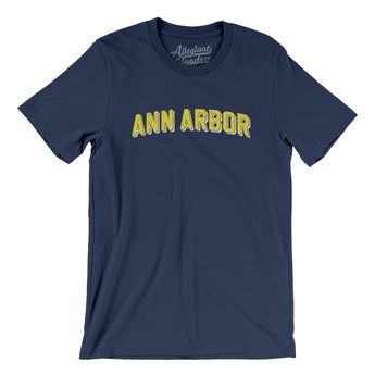 Ann Arbor Varsity Men/Unisex T-Shirt-Allegiant Goods Co. Vintage Sports Apparel