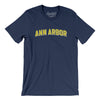 Ann Arbor Varsity Men/Unisex T-Shirt-Navy-Allegiant Goods Co. Vintage Sports Apparel