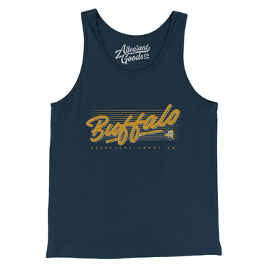 Buffalo Retro Men/Unisex Tank Top-Allegiant Goods Co. Vintage Sports Apparel