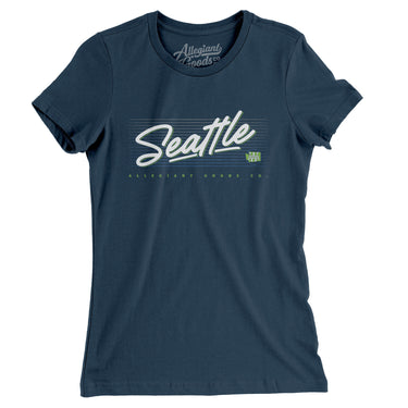 Seattle Retro Women's T-Shirt-Allegiant Goods Co. Vintage Sports Apparel