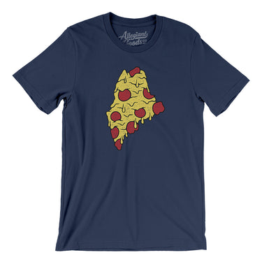 Maine Pizza State Men/Unisex T-Shirt-Allegiant Goods Co. Vintage Sports Apparel