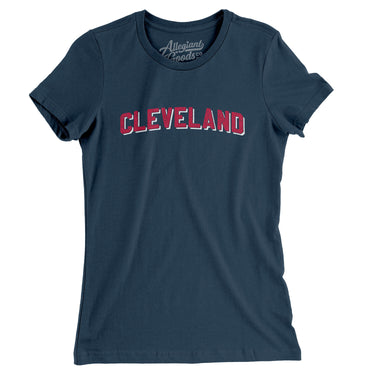 Cleveland Varsity Women's T-Shirt-Allegiant Goods Co. Vintage Sports Apparel