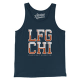 Lfg Chi Men/Unisex Tank Top-Navy-Allegiant Goods Co. Vintage Sports Apparel