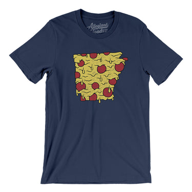 Arkansas Pizza State Men/Unisex T-Shirt-Allegiant Goods Co. Vintage Sports Apparel