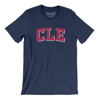 Cle Varsity Men/Unisex T-Shirt-Navy-Allegiant Goods Co. Vintage Sports Apparel