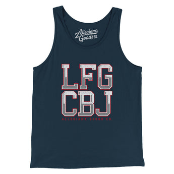 Lfg Cbj Men/Unisex Tank Top-Navy-Allegiant Goods Co. Vintage Sports Apparel