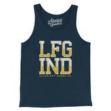 Lfg Ind Men/Unisex Tank Top-Navy-Allegiant Goods Co. Vintage Sports Apparel
