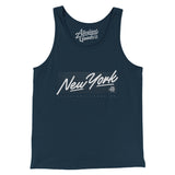 New York Retro Men/Unisex Tank Top-Allegiant Goods Co. Vintage Sports Apparel
