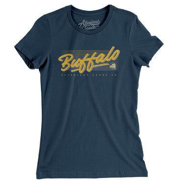 Buffalo Retro Women's T-Shirt-Allegiant Goods Co. Vintage Sports Apparel