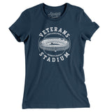 Veterans Stadium Philadelphia Women's T-Shirt-Allegiant Goods Co. Vintage Sports Apparel