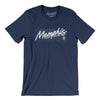 Memphis Retro Men/Unisex T-Shirt-Navy-Allegiant Goods Co. Vintage Sports Apparel