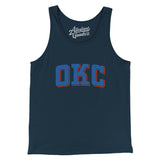Okc Varsity Men/Unisex Tank Top-Allegiant Goods Co. Vintage Sports Apparel