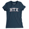 Htx Varsity Women's T-Shirt-Navy-Allegiant Goods Co. Vintage Sports Apparel