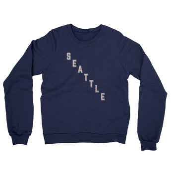 Seattle Hockey Jersey Midweight French Terry Crewneck Sweatshirt-Allegiant Goods Co. Vintage Sports Apparel