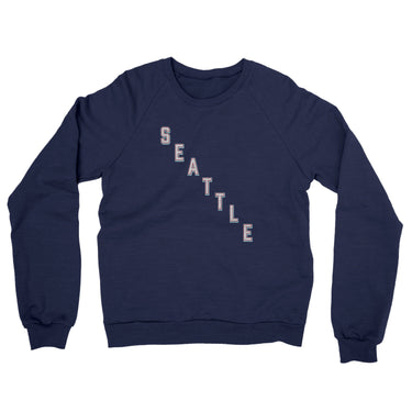 Seattle Hockey Jersey Midweight French Terry Crewneck Sweatshirt-Allegiant Goods Co. Vintage Sports Apparel