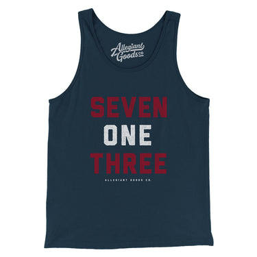 Houston 713 Men/Unisex Tank Top-Allegiant Goods Co. Vintage Sports Apparel