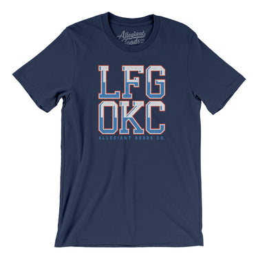 Lfg Okc Men/Unisex T-Shirt-Allegiant Goods Co. Vintage Sports Apparel