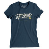 St. Louis Retro Women's T-Shirt-Allegiant Goods Co. Vintage Sports Apparel