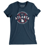 Atlanta World Series Champions Women's T-Shirt-Allegiant Goods Co. Vintage Sports Apparel