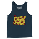 Oregon Pizza State Men/Unisex Tank Top-Allegiant Goods Co. Vintage Sports Apparel