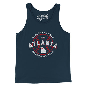 Atlanta World Series Champions Men/Unisex Tank Top-Allegiant Goods Co. Vintage Sports Apparel