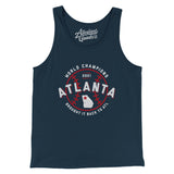 Atlanta World Series Champions Men/Unisex Tank Top-Allegiant Goods Co. Vintage Sports Apparel