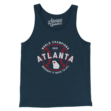 Atlanta World Series Champions Men/Unisex Tank Top-Allegiant Goods Co. Vintage Sports Apparel