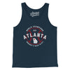 Atlanta World Series Champions Men/Unisex Tank Top-Navy-Allegiant Goods Co. Vintage Sports Apparel