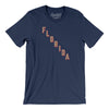 Florida Hockey Jersey Men/Unisex T-Shirt-Navy-Allegiant Goods Co. Vintage Sports Apparel