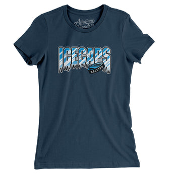 Raleigh Icecaps Hockey Women's T-Shirt-Allegiant Goods Co. Vintage Sports Apparel
