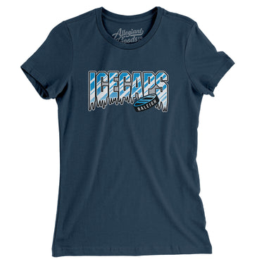 Raleigh Icecaps Hockey Women's T-Shirt-Allegiant Goods Co. Vintage Sports Apparel