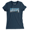 Raleigh Icecaps Hockey Women's T-Shirt-Navy-Allegiant Goods Co. Vintage Sports Apparel