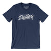 Dallas Retro Men/Unisex T-Shirt-Navy-Allegiant Goods Co. Vintage Sports Apparel