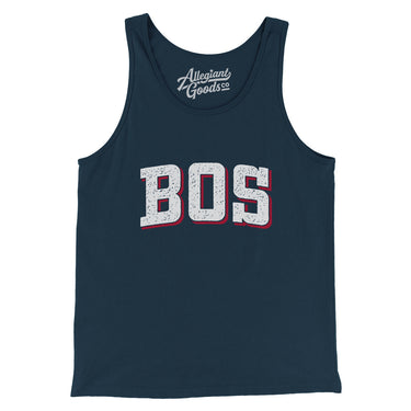 BOS Varsity Men/Unisex Tank Top-Allegiant Goods Co. Vintage Sports Apparel