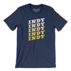 Indy Vintage Repeat Men/Unisex T-Shirt-Navy-Allegiant Goods Co. Vintage Sports Apparel