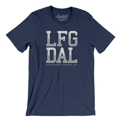 Lfg Dal Men/Unisex T-Shirt-Navy-Allegiant Goods Co. Vintage Sports Apparel