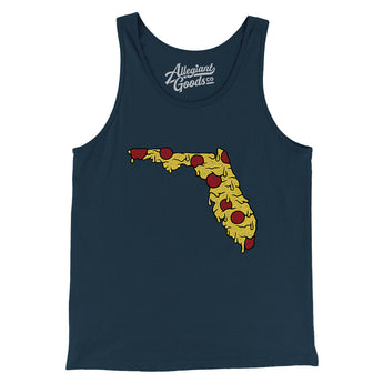 Florida Pizza State Men/Unisex Tank Top-Allegiant Goods Co. Vintage Sports Apparel