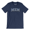 Mem Varsity Men/Unisex T-Shirt-Navy-Allegiant Goods Co. Vintage Sports Apparel