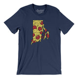 Rhode Island Pizza State Men/Unisex T-Shirt-Allegiant Goods Co. Vintage Sports Apparel