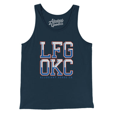 Lfg Okc Men/Unisex Tank Top-Allegiant Goods Co. Vintage Sports Apparel