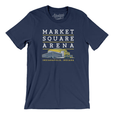 Market Square Arena Indianapolis Men/Unisex T-Shirt-Allegiant Goods Co. Vintage Sports Apparel