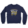 I’m Just Here For The Sausage Race Midweight French Terry Crewneck Sweatshirt-Navy-Allegiant Goods Co. Vintage Sports Apparel