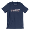 Washington Retro Men/Unisex T-Shirt-Navy-Allegiant Goods Co. Vintage Sports Apparel